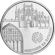 Portugal 5 Euro World Heritage - Monastery of Batalha 2005 KM# 761 UNESCO PATRIMÓNIO MUNDIAL MOSTEIRO DA BATALHA coin reverse Portugal 5 Euro World Heritage - Monastery of Batalha 2005 KM# 761 UNESCO PATRIMÓNIO MUNDIAL MOSTEIRO DA BATALHA coin reverse