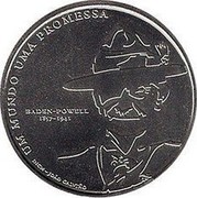 Portugal 5 Euro World Scouting Centennial ND KM# 770 UM MUNDO UMA PROMESA BADEN-POWELL 1857-1941 INCM-JOÃO CALVIÑO coin reverse Portugal 5 Euro World Scouting Centennial ND KM# 770 UM MUNDO UMA PROMESA BADEN-POWELL 1857-1941 INCM-JOÃO CALVIÑO coin reverse