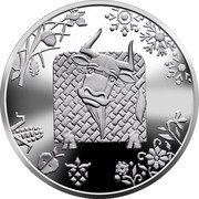 Ukraine 5 Hryven Year of the Ox 2021  coin reverse