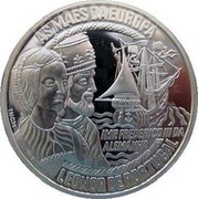 Portugal 50 Euro Leonor de Portugal 1998 X# 73a AS MÃES DA EUROPA LEONOR DE PORTUGAL FREDERICO III DA ALEMANHA coin reverse