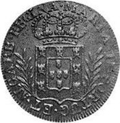 Portugal 50 Reis Maria II in Exile 1833 KM# Pn8 coin reverse Portugal 50 Reis Maria II in Exile 1833 KM# Pn8 coin reverse