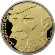 Portugal 500 Escudos 100th Anniversary of Death of Eca de Queiroz 2000 Proof KM# 725a EÇA DE QUEIROZ 1900 2000 PAULO-GUILHERME INCM coin reverse Portugal 500 Escudos 100th Anniversary of Death of Eca de Queiroz 2000 Proof KM# 725a EÇA DE QUEIROZ 1900 2000 PAULO-GUILHERME INCM coin reverse