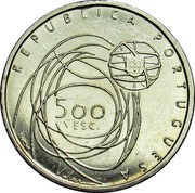 Portugal 500 Escudos European Culture Capital 2001 INCM KM# 733 REPUBLICA PORTUGUESA 500 ESC INCM coin obverse Portugal 500 Escudos European Culture Capital 2001 INCM KM# 733 REPUBLICA PORTUGUESA 500 ESC INCM coin obverse