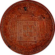 Portugal 5000 Reis Luiz I Pattern 1880  5000 REIS coin reverse Portugal 5000 Reis Luiz I Pattern 1880  5000 REIS coin reverse