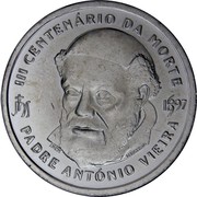 Portugal 500$00 300th Anniversary of the Death of Father Antonio Vieira 1997 KM# 701 III CENTENÁRIO DA MORTE 16997 PADRE ANTÓNIO VIEIRA INCM H. BATISTA coin reverse Portugal 500$00 300th Anniversary of the Death of Father Antonio Vieira 1997 KM# 701 III CENTENÁRIO DA MORTE 16997 PADRE ANTÓNIO VIEIRA INCM H. BATISTA coin reverse
