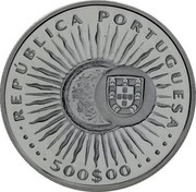 Portugal 500$00 300th Anniversary of the Death of Father Antonio Vieira 1997 Proof KM# 701a 500$00 REPÚBLICA PORTUGUESA coin obverse Portugal 500$00 300th Anniversary of the Death of Father Antonio Vieira 1997 Proof KM# 701a 500$00 REPÚBLICA PORTUGUESA coin obverse