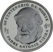Portugal 500$00 300th Anniversary of the Death of Father Antonio Vieira 1997 Proof KM# 701a III CENTENÁRIO DA MORTE 16997 PADRE ANTÓNIO VIEIRA INCM H. BATISTA coin reverse Portugal 500$00 300th Anniversary of the Death of Father Antonio Vieira 1997 Proof KM# 701a III CENTENÁRIO DA MORTE 16997 PADRE ANTÓNIO VIEIRA INCM H. BATISTA coin reverse