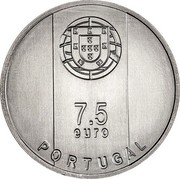 Portugal 7,5 Euro Goncalo Byrne 2020  7.50 EURO PORTUGAL coin obverse Portugal 7,5 Euro Goncalo Byrne 2020  7.50 EURO PORTUGAL coin obverse