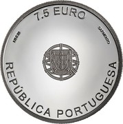 Portugal 7,5 Euro Portuguese Architecture Series - Carrilho Da Graca 2019 INCM Proof INCM 7.5 EURO SARMENTO REPÚBLICA PORTUGUESA coin obverse Portugal 7,5 Euro Portuguese Architecture Series - Carrilho Da Graca 2019 INCM Proof INCM 7.5 EURO SARMENTO REPÚBLICA PORTUGUESA coin obverse