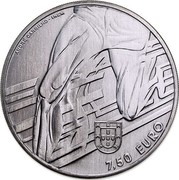 Portugal 7,50 Euro Carlos Lopes 2017 INCM 7,50 EURO ANDRÉ CARRILHO - INCM coin obverse Portugal 7,50 Euro Carlos Lopes 2017 INCM 7,50 EURO ANDRÉ CARRILHO - INCM coin obverse