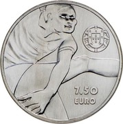 Portugal 7,50 Euro Eusebio 2016 INCM 7,50 EURO coin obverse Portugal 7,50 Euro Eusebio 2016 INCM 7,50 EURO coin obverse