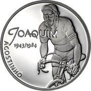 Portugal 7,50 Euro Joaquim Agostinho 2019 INCM Proof JOAQUIM AGOSTINHO 1943/1984 coin reverse Portugal 7,50 Euro Joaquim Agostinho 2019 INCM Proof JOAQUIM AGOSTINHO 1943/1984 coin reverse