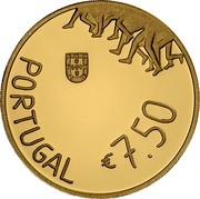 Portugal 7,50 Euro Rosa Mota 2018 INCM Proof PORTUGAL € 7.50 coin obverse Portugal 7,50 Euro Rosa Mota 2018 INCM Proof PORTUGAL € 7.50 coin obverse