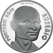 Portugal 7,50 Euro Sport Heroes - Eusebio 2016 INCM Proof PORTUGAL 2016 EUSÉBIO INCM-ANDRÉ CARRILHO coin reverse Portugal 7,50 Euro Sport Heroes - Eusebio 2016 INCM Proof PORTUGAL 2016 EUSÉBIO INCM-ANDRÉ CARRILHO coin reverse