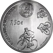 Portugal 7,50 Euro Sport Heroes - Joaquim Agostinho 2019 INCM PORTUGAL 2019 7,50€ coin obverse Portugal 7,50 Euro Sport Heroes - Joaquim Agostinho 2019 INCM PORTUGAL 2019 7,50€ coin obverse