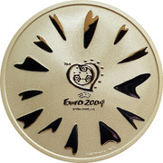 Portugal 8 Euro European Football Championship in Portugal - The Score 2004 INCM KM# 758a TM UEFA EURO 2004 PORTUGAL JOSÉ TEIXEIRA - INCM coin reverse Portugal 8 Euro European Football Championship in Portugal - The Score 2004 INCM KM# 758a TM UEFA EURO 2004 PORTUGAL JOSÉ TEIXEIRA - INCM coin reverse