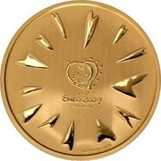 Portugal 8 Euro European Football Championship in Portugal - The Score 2004 INCM Proof KM# 758b TM UEFA EURO 2004 PORTUGAL JOSÉ TEIXEIRA - INCM coin reverse
