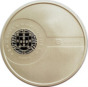 Portugal 8 Euro European Football Championship in Portugal - The Shot 2004 INCM KM# 757a REPUBLICA PORTUGUESA 2004 8 EURO JOSÉ SIMÃO INCM coin obverse Portugal 8 Euro European Football Championship in Portugal - The Shot 2004 INCM KM# 757a REPUBLICA PORTUGUESA 2004 8 EURO JOSÉ SIMÃO INCM coin obverse