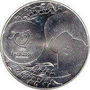 Portugal 8 Euro European Football Championship in Portugal - The Shot 2004 INCM KM# 757 TM UEFA EURO 2004 PORTUGAL coin reverse Portugal 8 Euro European Football Championship in Portugal - The Shot 2004 INCM KM# 757 TM UEFA EURO 2004 PORTUGAL coin reverse