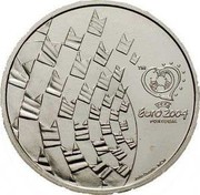 Portugal 8 Euro Values of Football - Celebration 2003 INCM KM# 750 TM UEFA EURO 2004 PORTUGAL JOÃO DUARTE - INCM coin reverse Portugal 8 Euro Values of Football - Celebration 2003 INCM KM# 750 TM UEFA EURO 2004 PORTUGAL JOÃO DUARTE - INCM coin reverse