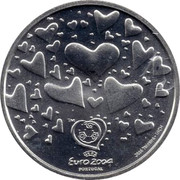 Portugal 8 Euro Values of Football - Passion 2003 INCM KM# 751 TM UEFA EURO 2004 PORTUGAL JOSÉ TEIXEIRA INCM coin reverse Portugal 8 Euro Values of Football - Passion 2003 INCM KM# 751 TM UEFA EURO 2004 PORTUGAL JOSÉ TEIXEIRA INCM coin reverse