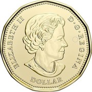 Canada Dollar 75th Anniversary of the UN Charter. Coloured 2020  ELIZABETH II D G REGINA DOLLAR coin obverse Canada Dollar 75th Anniversary of the UN Charter. Coloured 2020  ELIZABETH II D G REGINA DOLLAR coin obverse