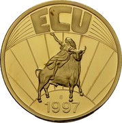 Portugal ECU Antonio de Oliveira Salazzar 1997 X# 97a ECU 1997 coin obverse