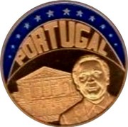 Portugal ECU Antonio Guterres 1997 X# 97c PORTUGAL coin reverse