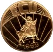 Portugal ECU J.D. Bontempo 1999 X# 99a ECU 1999 coin obverse