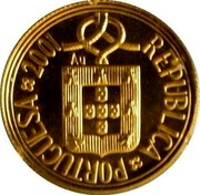 Portugal Escudo The Last Escudo 2001 INCM KM# 631a REPUBLICA PORTUGUESA coin obverse Portugal Escudo The Last Escudo 2001 INCM KM# 631a REPUBLICA PORTUGUESA coin obverse