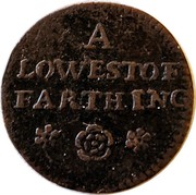 UK Farthing Suffolk Lowestoft ND (1648-1672)  A LOWESTOF FARTHING coin reverse UK Farthing Suffolk Lowestoft ND (1648-1672)  A LOWESTOF FARTHING coin reverse