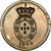 Portugal Peca Maria I 1800  KM# Pn27 1800 coin reverse Portugal Peca Maria I 1800  KM# Pn27 1800 coin reverse