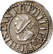 Spain 1/2 Real (1/2 Croat) Philip III 1626 KM# 22 PHILIPP9 D G HISPANI R coin obverse Spain 1/2 Real (1/2 Croat) Philip III 1626 KM# 22 PHILIPP9 D G HISPANI R coin obverse