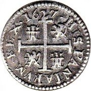 Spain 1/2 Real Philip IV 1627 Aqueduct A KM# 88 HISPANIARVM REX 1627 coin reverse Spain 1/2 Real Philip IV 1627 Aqueduct A KM# 88 HISPANIARVM REX 1627 coin reverse