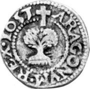 Spain 1/2 Real Philip III 1651 KM# 35 ARAGONVM REX 1651 coin reverse Spain 1/2 Real Philip III 1651 KM# 35 ARAGONVM REX 1651 coin reverse