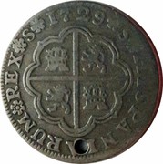Spain 1/2 Real Felipe V Seville 1729 KM# 338 S HISPANIARUM REX S 1729 coin reverse Spain 1/2 Real Felipe V Seville 1729 KM# 338 S HISPANIARUM REX S 1729 coin reverse