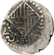 Spain 1/2 Real Carlos II ND KM# 21 MAIORICARVM CATOLIC coin reverse Spain 1/2 Real Carlos II ND KM# 21 MAIORICARVM CATOLIC coin reverse