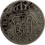 Spain 1/2 Real Carlos III 1788 M KM# 410.1 HISPANIRUM REX M PJ coin reverse Spain 1/2 Real Carlos III 1788 M KM# 410.1 HISPANIRUM REX M PJ coin reverse