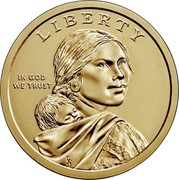 USA $1 (Native Americans) LIBERTY IN GOD WE TRUST GG coin obverse USA $1 (Native Americans) LIBERTY IN GOD WE TRUST GG coin obverse