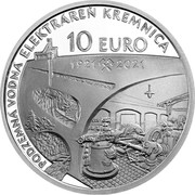 Slovakia 10 Euro (100th Anniversary of the Underground Hydroelectric Power plant in Kremnica) 10 EURO 1921 2021 PODZEMNÁ VODNÁ ELEKTRÁREŇ KREMINCA coin reverse Slovakia 10 Euro (100th Anniversary of the Underground Hydroelectric Power plant in Kremnica) 10 EURO 1921 2021 PODZEMNÁ VODNÁ ELEKTRÁREŇ KREMINCA coin reverse