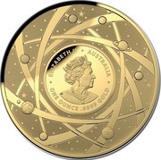 Australia 100 Dollars The Milky Way 2021 ELIZABETH II AUSTRALIA ONE OUNCE .9999 GOLD JC coin obverse Australia 100 Dollars The Milky Way 2021 ELIZABETH II AUSTRALIA ONE OUNCE .9999 GOLD JC coin obverse