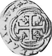 Spain 2 Escudos ND G Y# 53.1 Hammered Coinage coin reverse Spain 2 Escudos ND G Y# 53.1 Hammered Coinage coin reverse