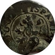 Spain 2 Maravedis Philip III 1602 C KM# 3.4 HISPANIARVM REX 1602 coin reverse Spain 2 Maravedis Philip III 1602 C KM# 3.4 HISPANIARVM REX 1602 coin reverse
