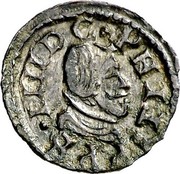 Spain 2 Maravedis Philip IV 1663 S KM# 175 PHILIPPUS IIII D G coin obverse Spain 2 Maravedis Philip IV 1663 S KM# 175 PHILIPPUS IIII D G coin obverse