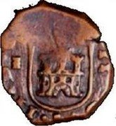 Spain 2 Maravedis Charles II 1680 Aqueduct KM# 5.7 CAROLVS II D G II coin obverse Spain 2 Maravedis Charles II 1680 Aqueduct KM# 5.7 CAROLVS II D G II coin obverse