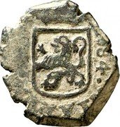 Spain 2 Maravedis Charles II 1684 KM# 5.2 HISPANIARVM REX 1694 coin reverse Spain 2 Maravedis Charles II 1684 KM# 5.2 HISPANIARVM REX 1694 coin reverse