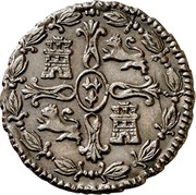 Spain 2 Maravedis Fernando VII Jubia 1815 J KM# 471 coin reverse Spain 2 Maravedis Fernando VII Jubia 1815 J KM# 471 coin reverse