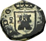 Spain 2 Maravedis Charles II 1680 MD KM# 5.6 CAROLVS II D G MD coin obverse Spain 2 Maravedis Charles II 1680 MD KM# 5.6 CAROLVS II D G MD coin obverse