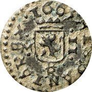 Spain 2 Maravedis (Philip IV) KM# 154.3 HISPANIARVM REX 1663 M II coin reverse Spain 2 Maravedis (Philip IV) KM# 154.3 HISPANIARVM REX 1663 M II coin reverse