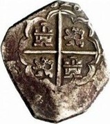 Spain 2 Reales Philip IV 1628 MD V KM# 29.2 coin reverse Spain 2 Reales Philip IV 1628 MD V KM# 29.2 coin reverse